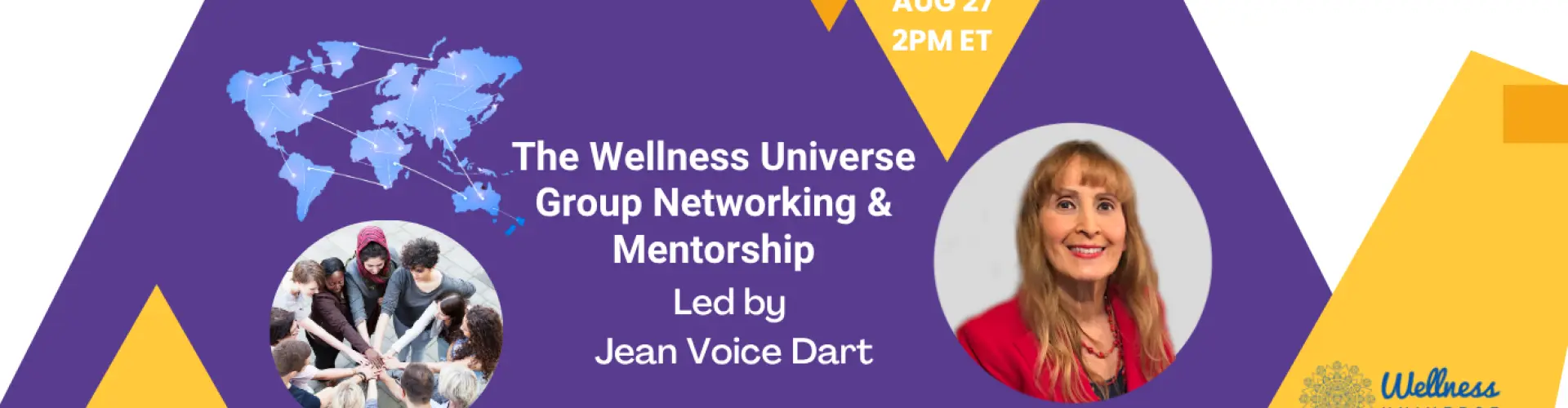 Networking e tutoraggio del gruppo WU con Jean Voice Dart - Online Class by The Wellness Universe